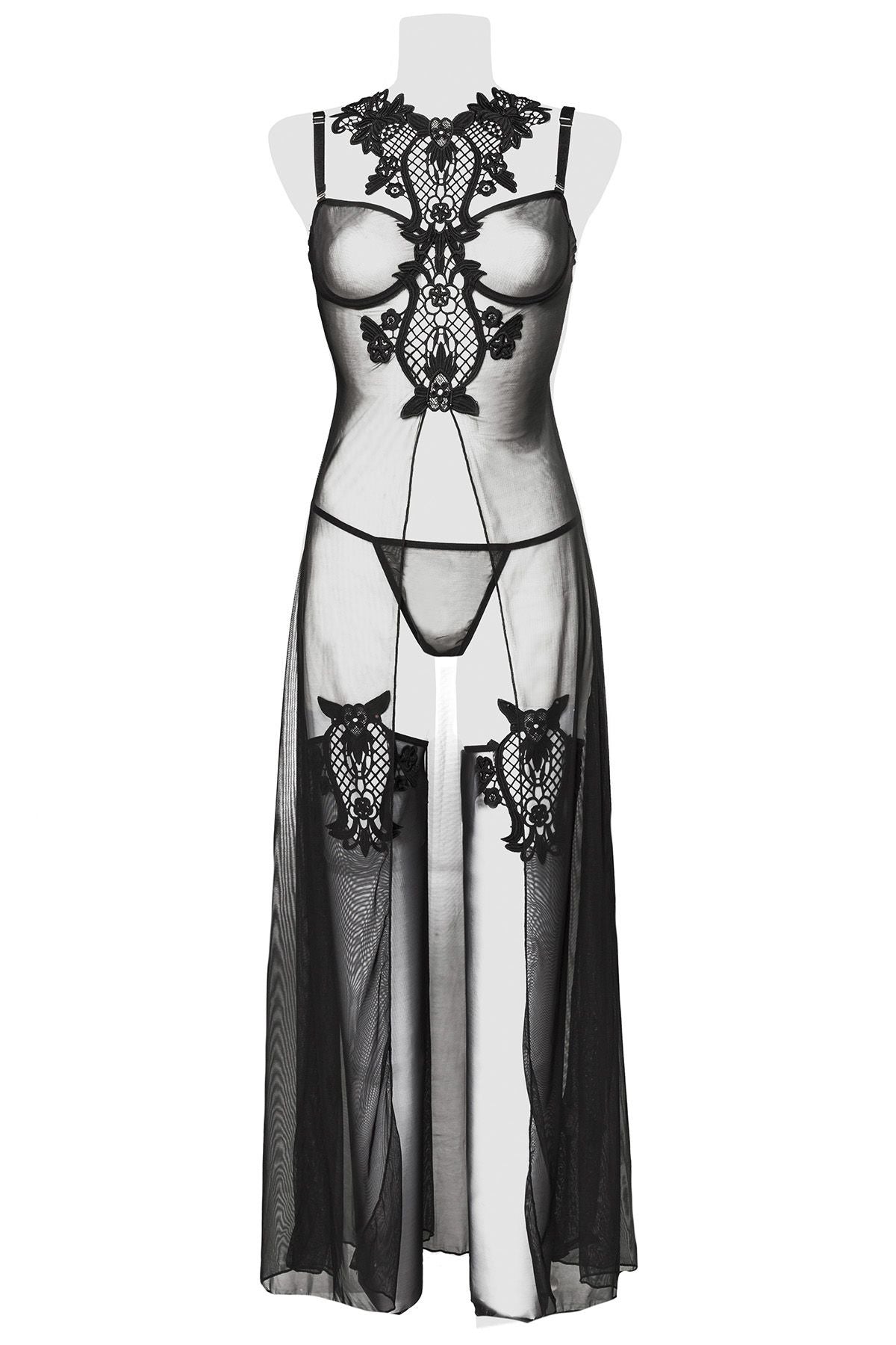black Erotic Set 15264 - XL-7