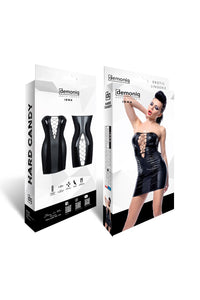 black mini dress Irma - XXL-3