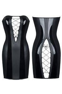 black mini dress Irma - XXL-6
