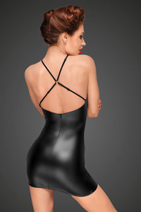Powerwetlook dress F185 - 3XL-3
