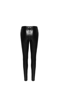 F274 Snake wet look leggings with zipper - 3XL-8