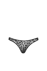 P011 Leopard flock thong - 3XL-2