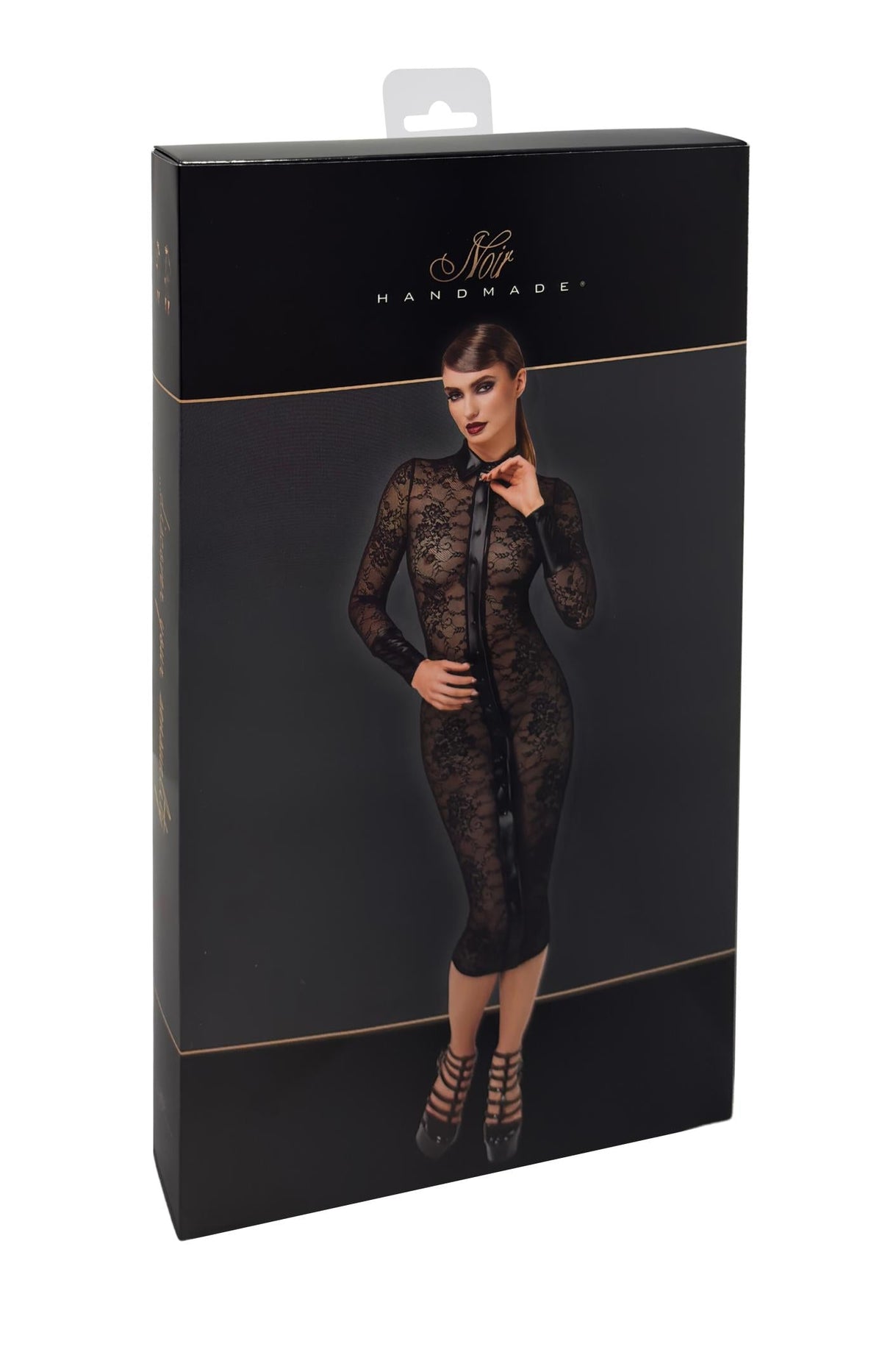 F376 Noirelle Lace Button-up Midi dress - 3XL-8