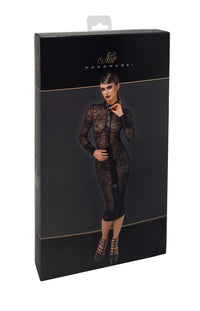 F376 Noirelle Lace Button-up Midi dress - 3XL-8