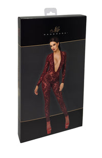 F382 Kink Royal Catsuit red - 3XL-7