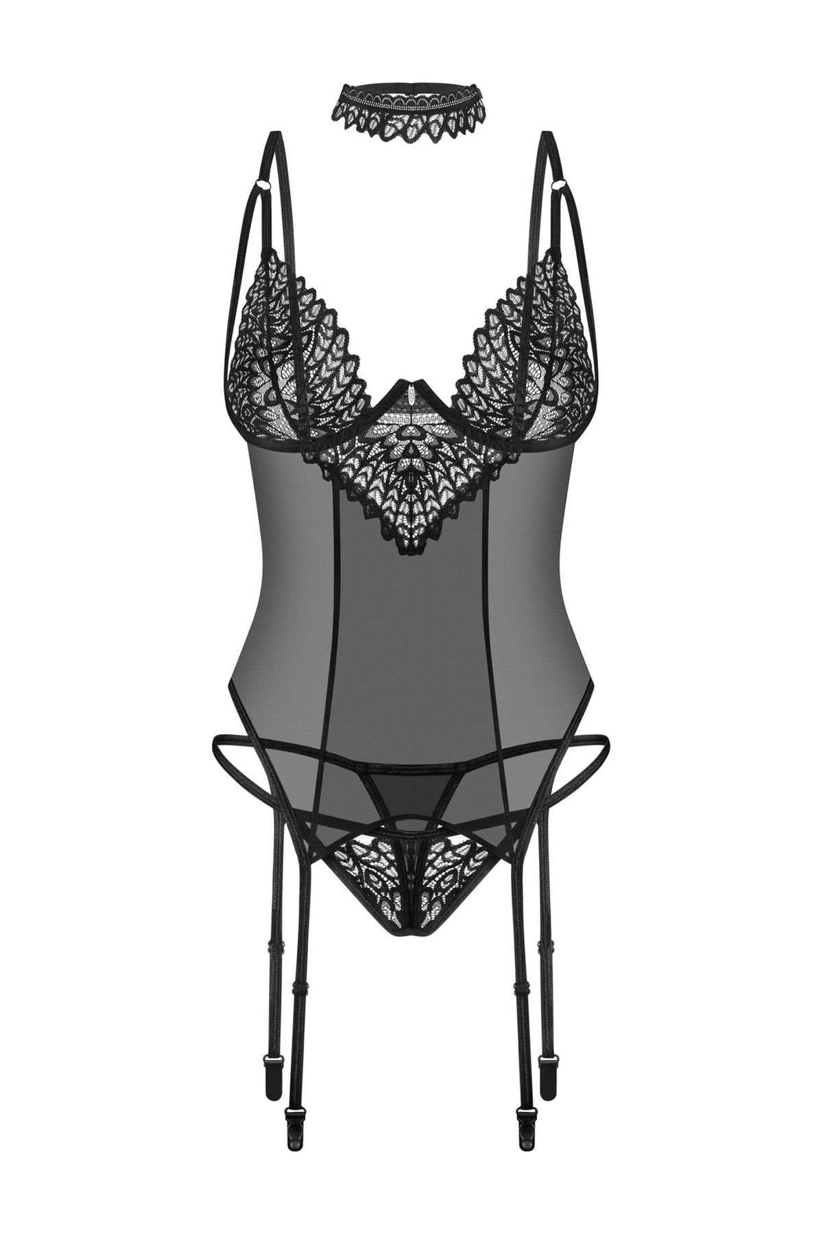 Corset Donarella black - XL/2XL-0