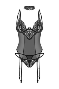 Corset Donarella black - XL/2XL-0